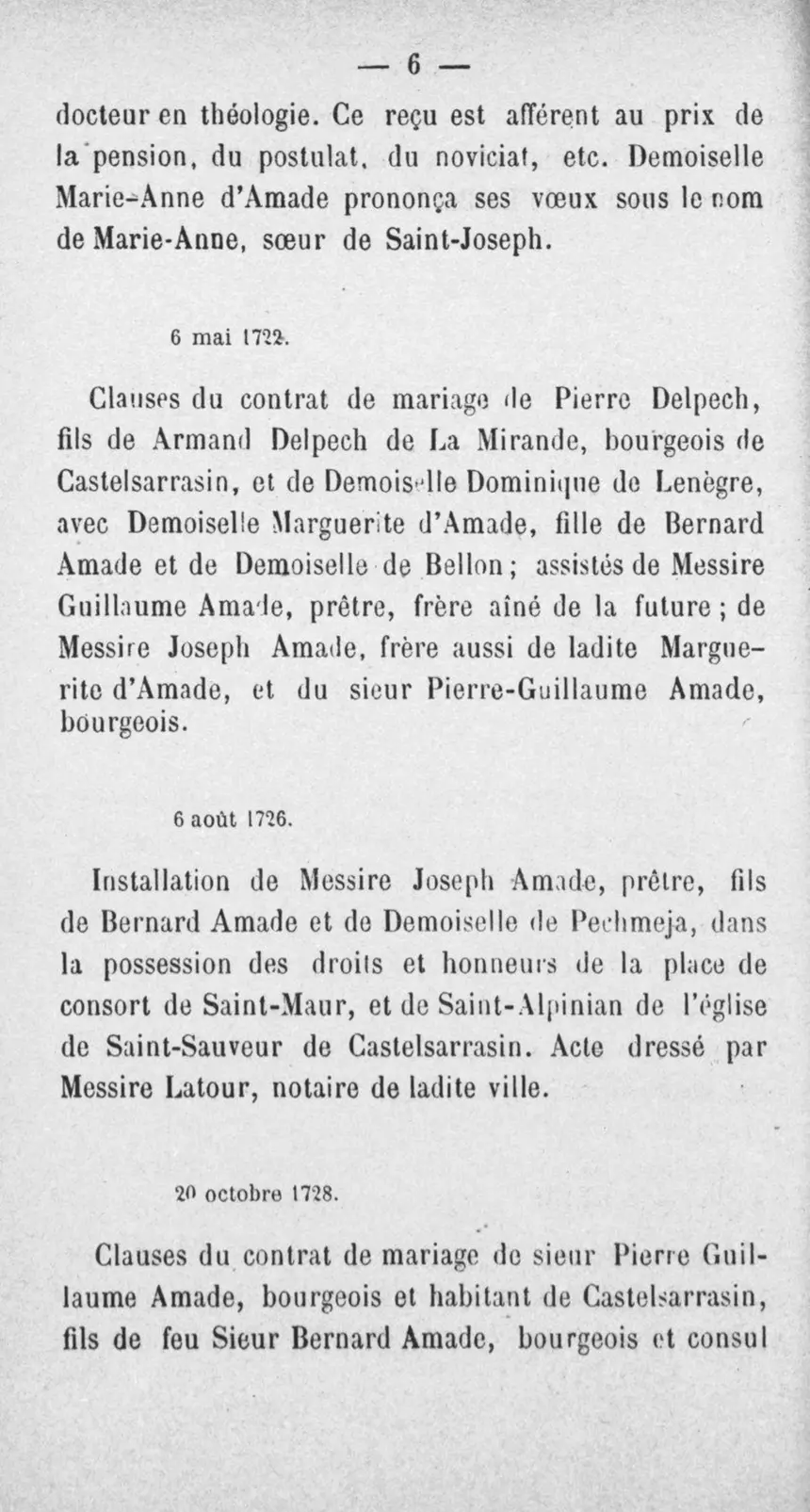 Fac-similé de la page 23 du recueil, où figure cet acte