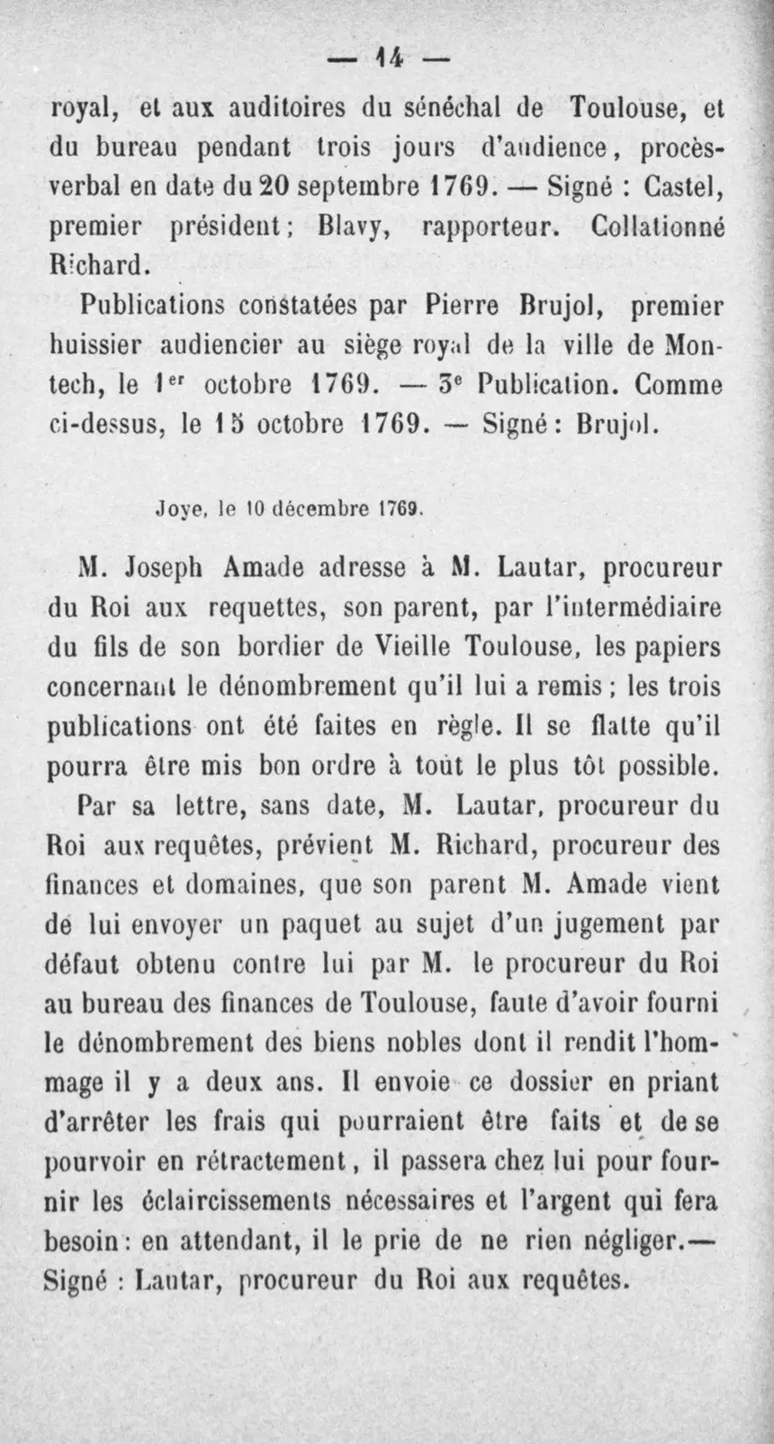 Fac-similé de la page 31 du recueil, où figure cet acte