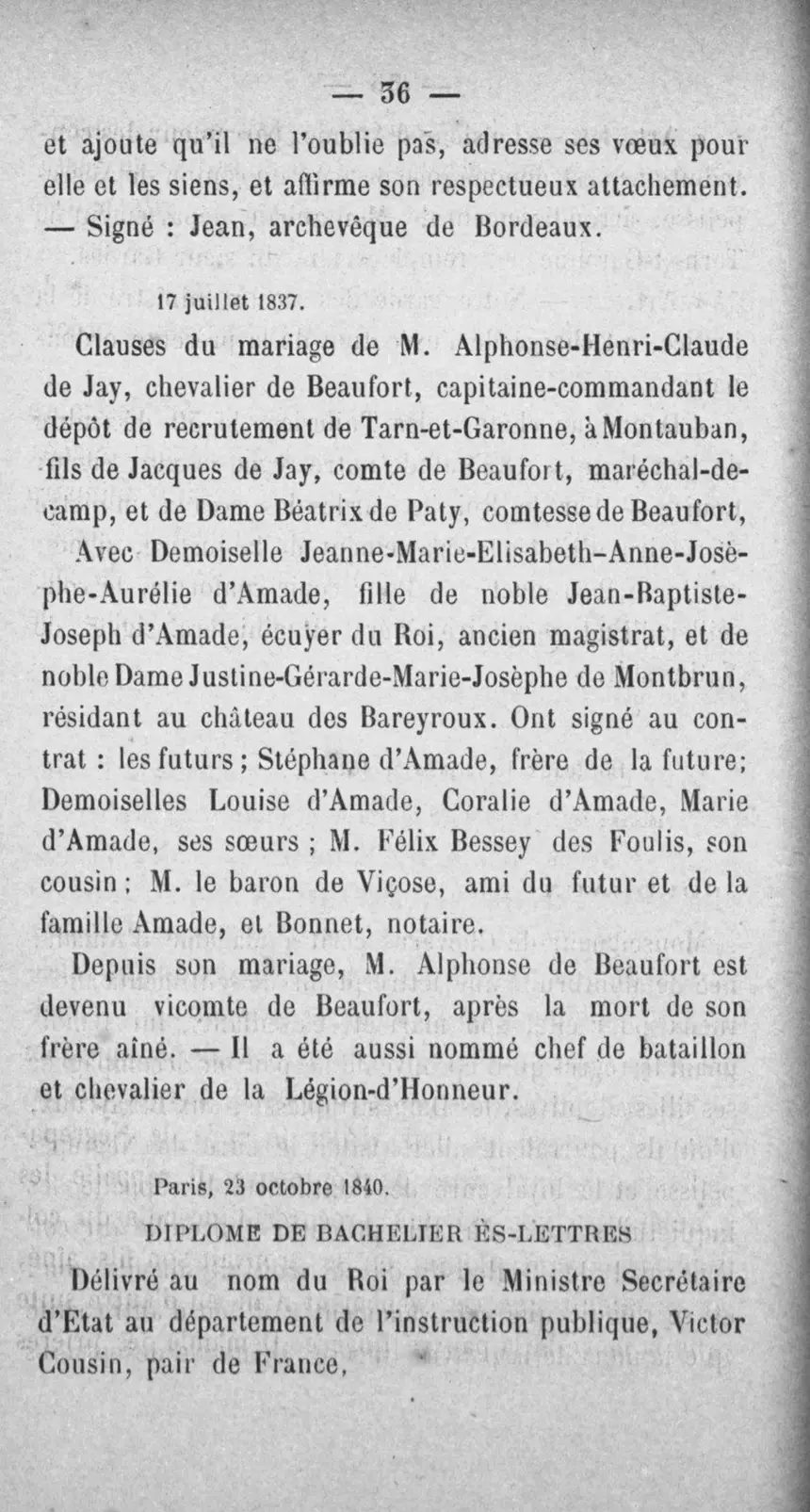 Fac-similé de la page 53 du recueil, où figure cet acte