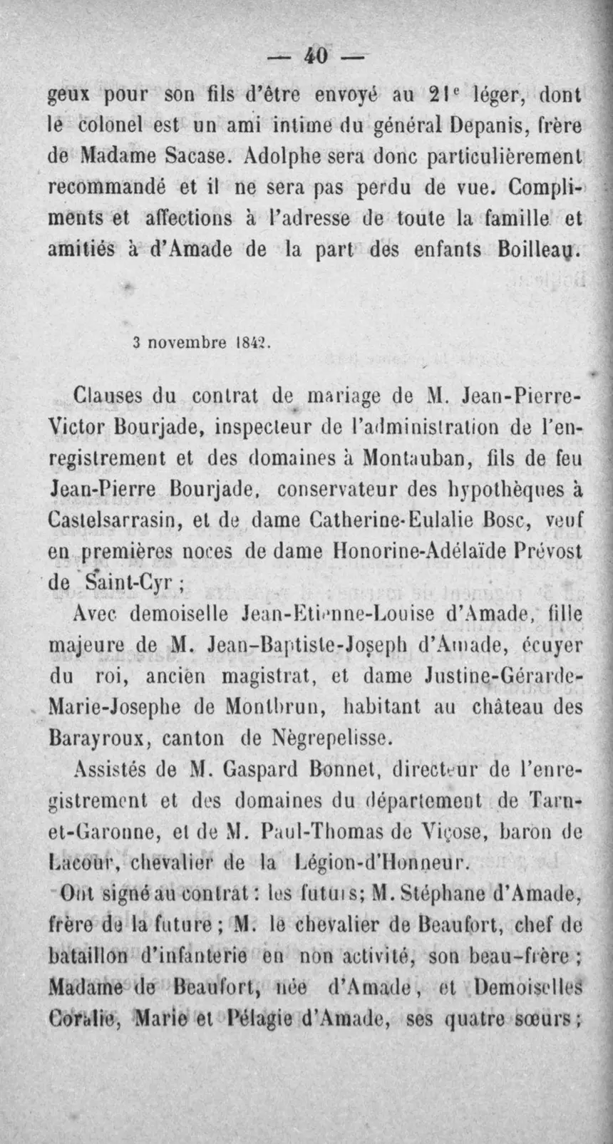 Fac-similé de la page 57 du recueil, où figure cet acte