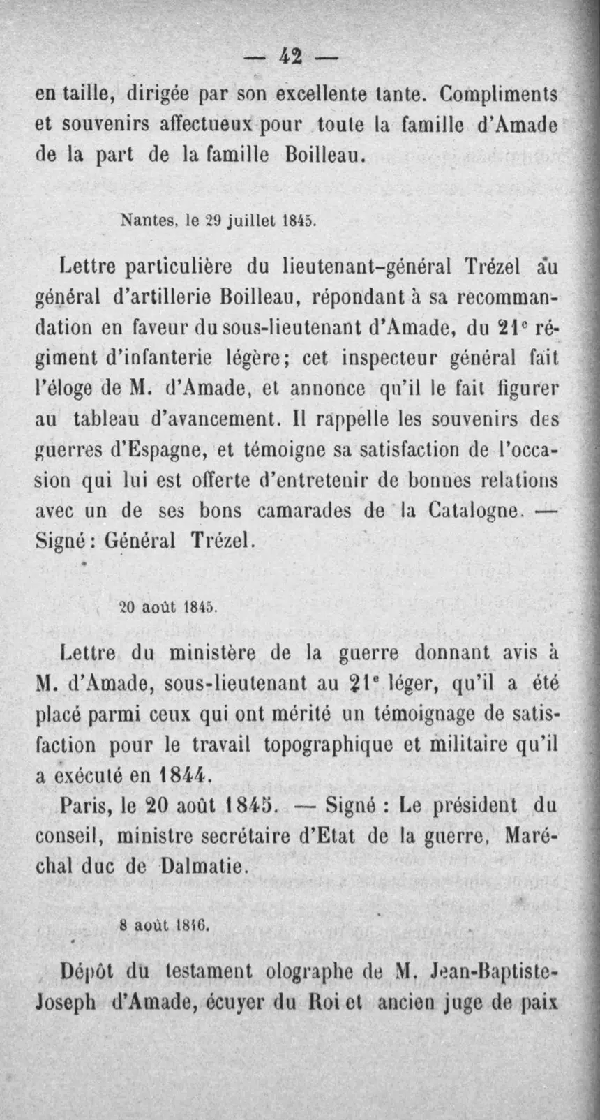 Fac-similé de la page 59 du recueil, où figure cet acte