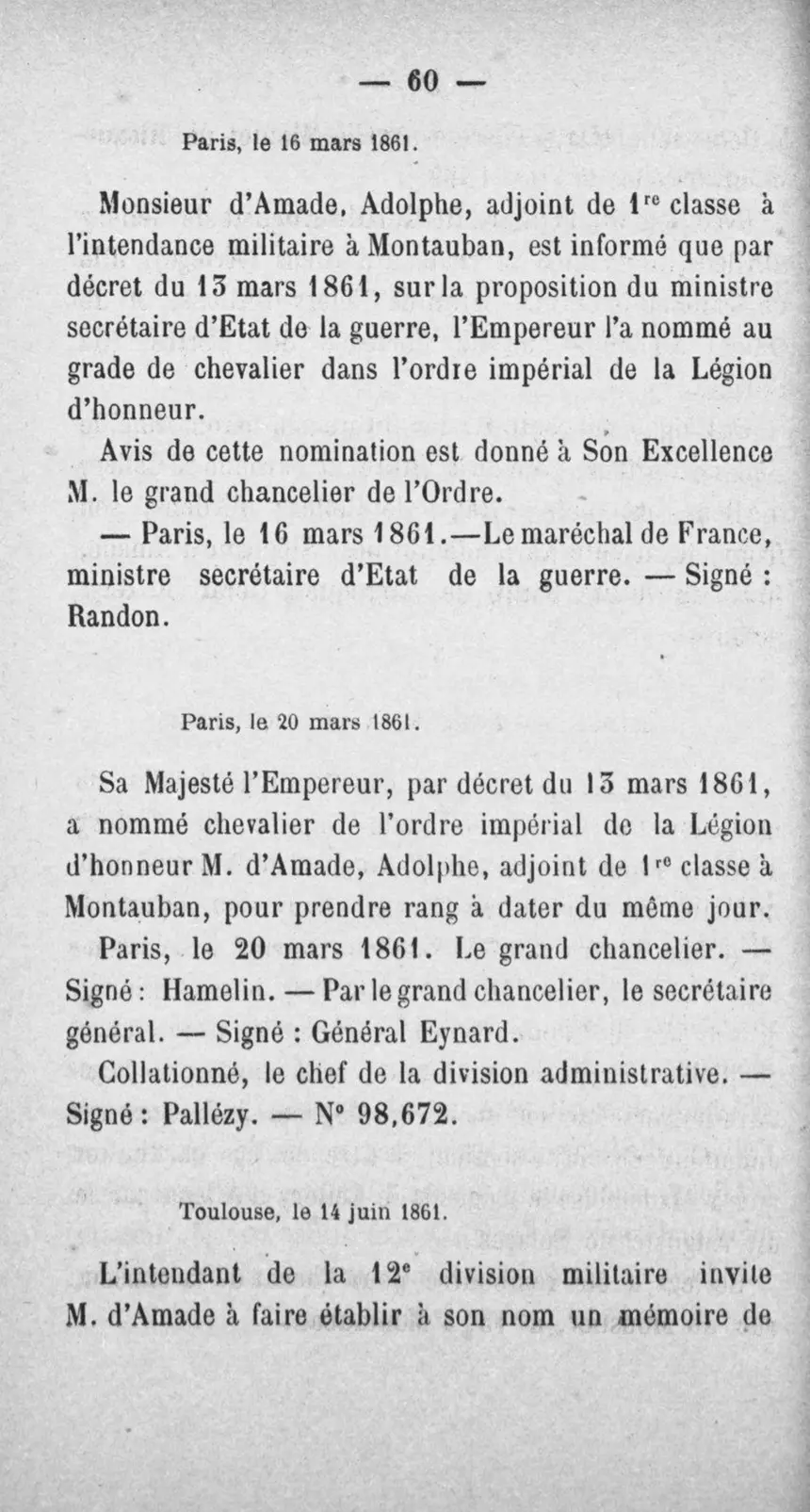 Fac-similé de la page 77 du recueil, où figure cet acte