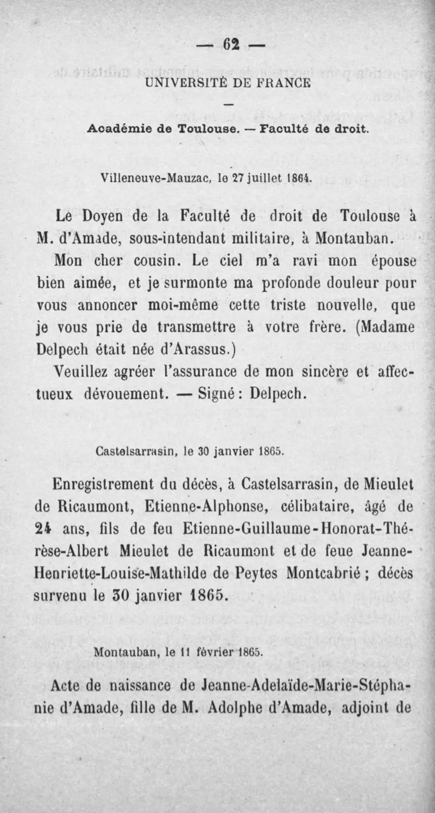 Fac-similé de la page 79 du recueil, où figure cet acte