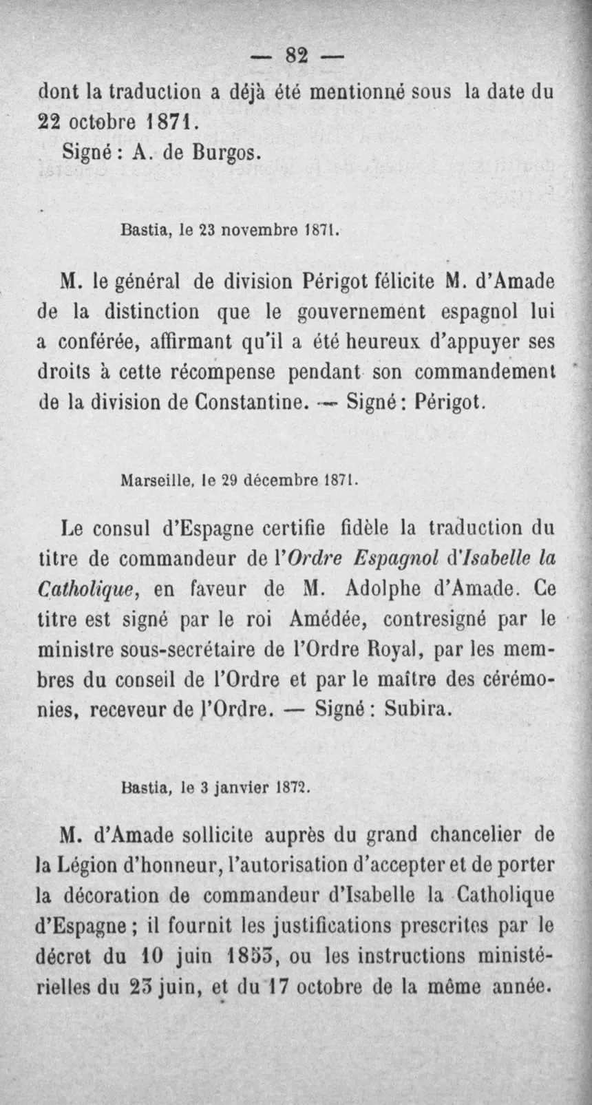 Fac-similé de la page 99 du recueil, où figure cet acte