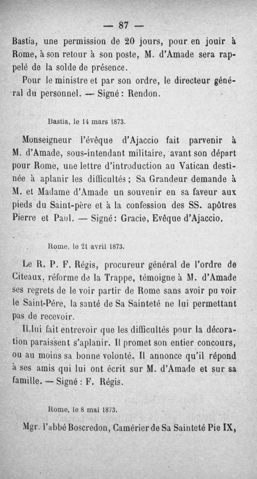 Fac-similé de la page 104 du recueil, où figure cet acte