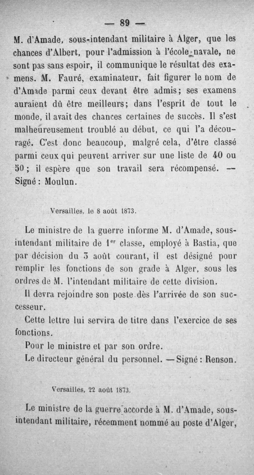 Fac-similé de la page 106 du recueil, où figure cet acte