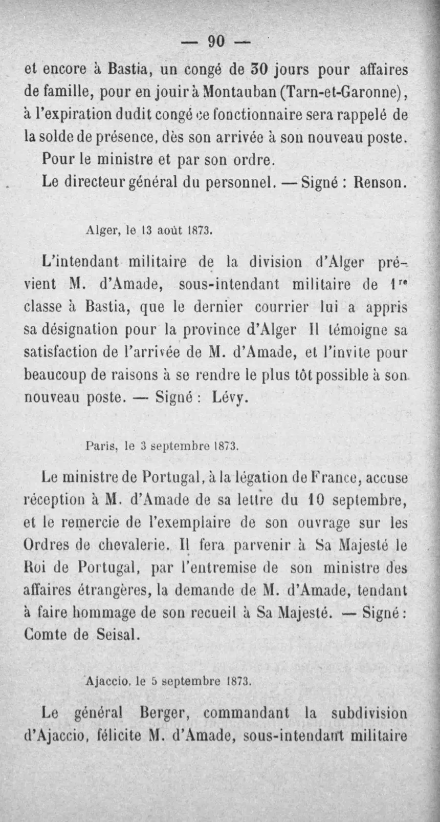 Fac-similé de la page 107 du recueil, où figure cet acte