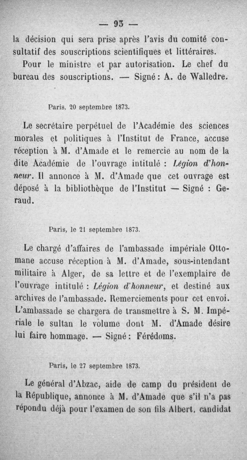 Fac-similé de la page 110 du recueil, où figure cet acte