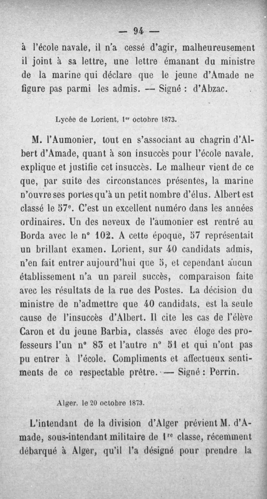 Fac-similé de la page 111 du recueil, où figure cet acte