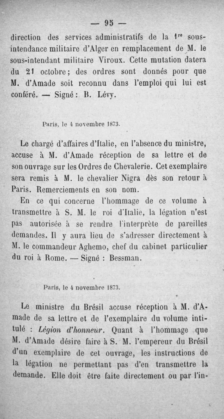 Fac-similé de la page 112 du recueil, où figure cet acte