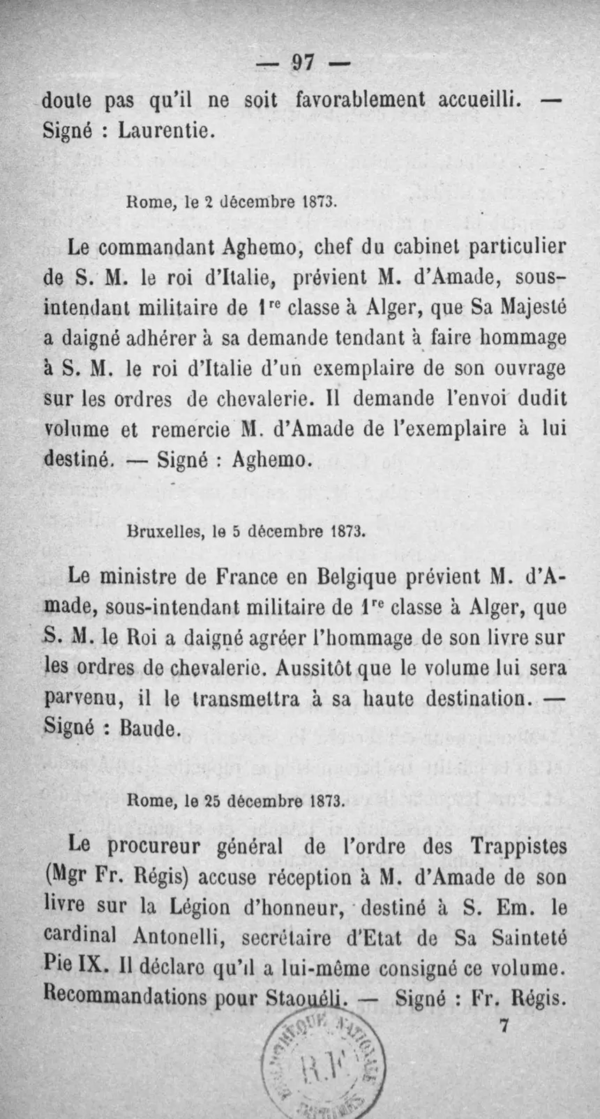 Fac-similé de la page 114 du recueil, où figure cet acte