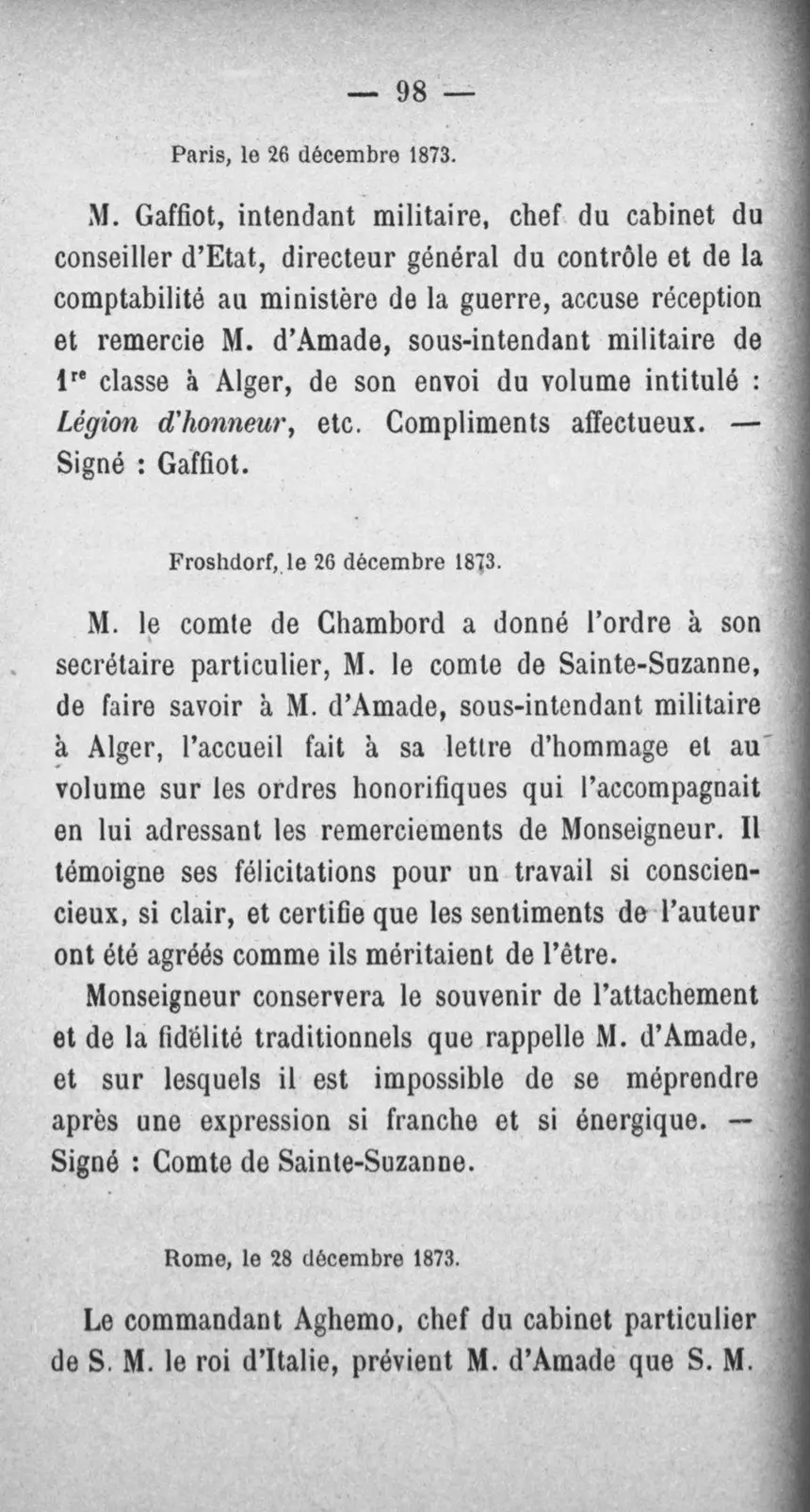 Fac-similé de la page 115 du recueil, où figure cet acte