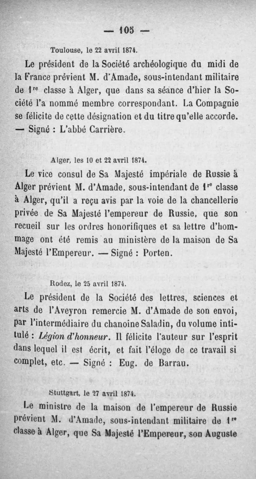 Fac-similé de la page 122 du recueil, où figure cet acte