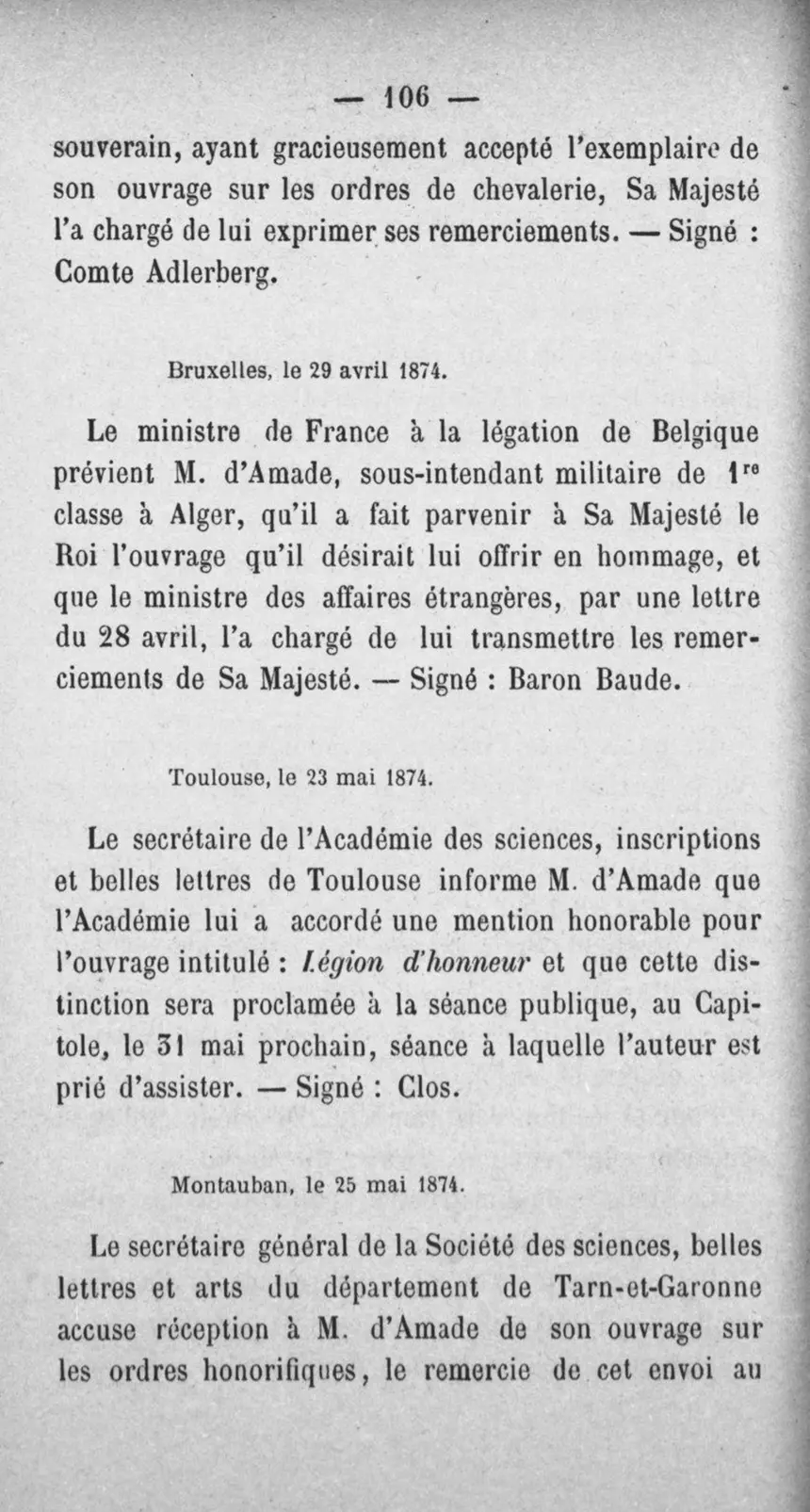 Fac-similé de la page 123 du recueil, où figure cet acte