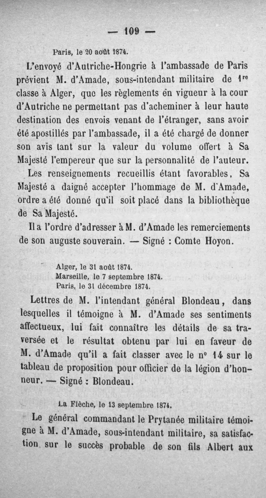Fac-similé de la page 126 du recueil, où figure cet acte