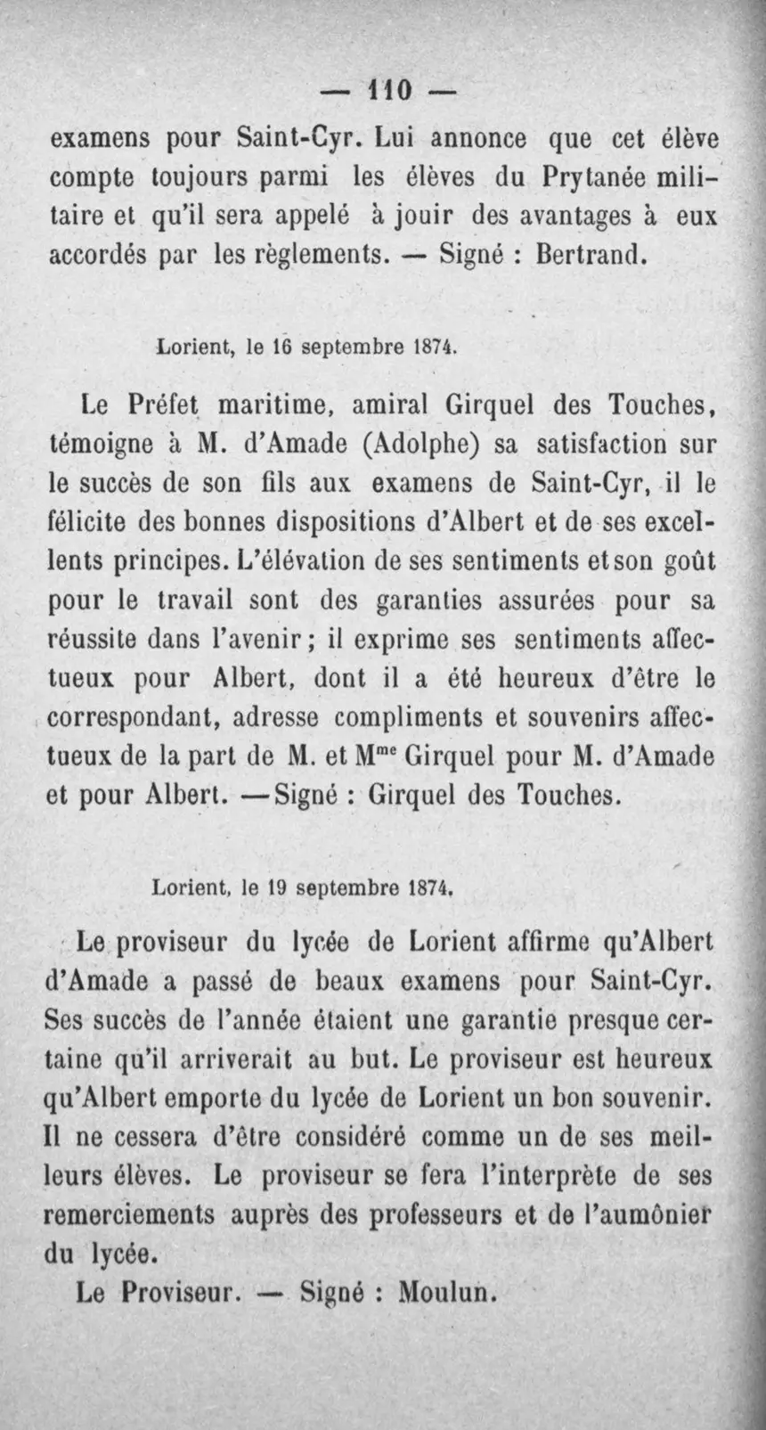 Fac-similé de la page 127 du recueil, où figure cet acte