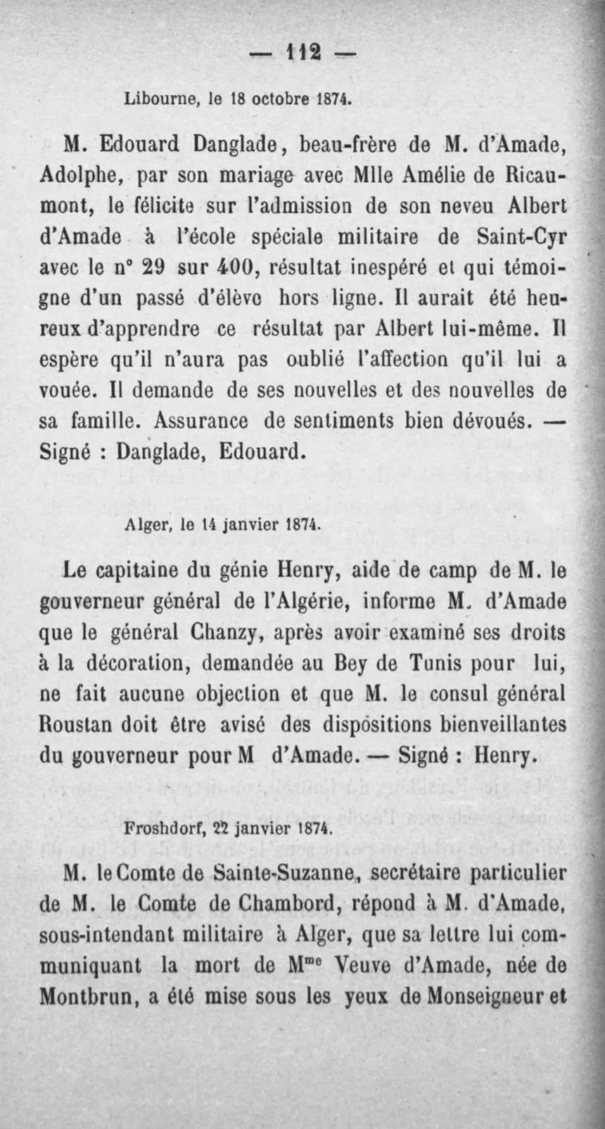 Fac-similé de la page 129 du recueil, où figure cet acte