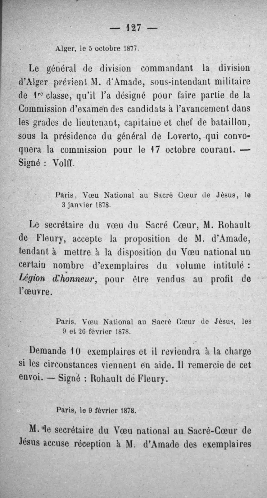 Fac-similé de la page 144 du recueil, où figure cet acte