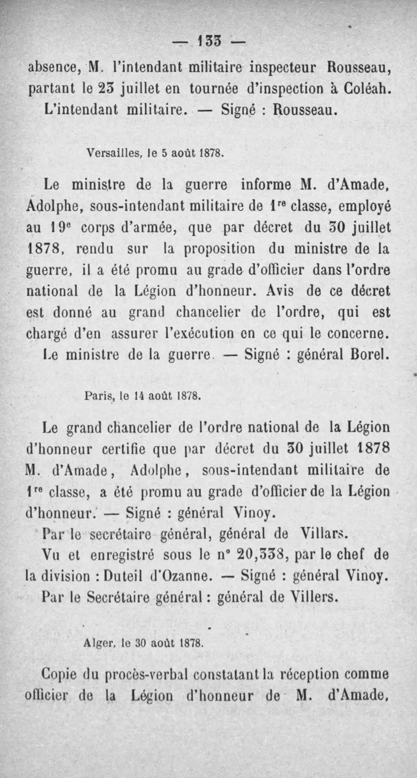 Fac-similé de la page 150 du recueil, où figure cet acte