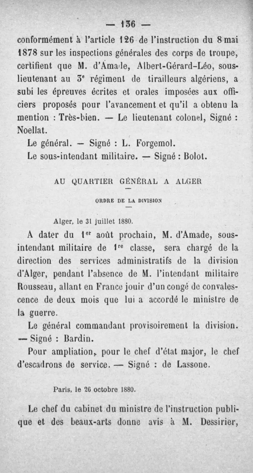 Fac-similé de la page 153 du recueil, où figure cet acte
