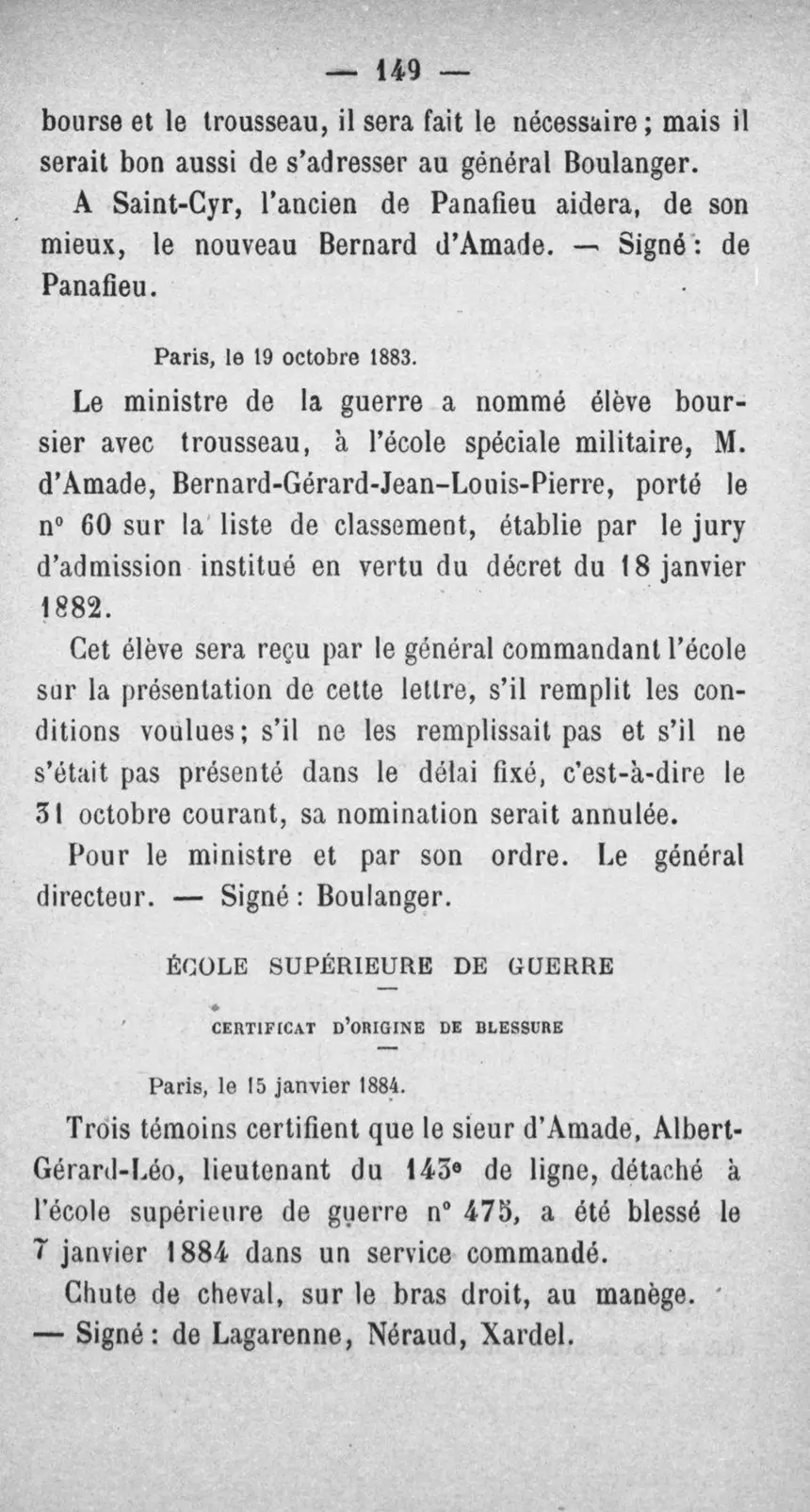 Fac-similé de la page 166 du recueil, où figure cet acte