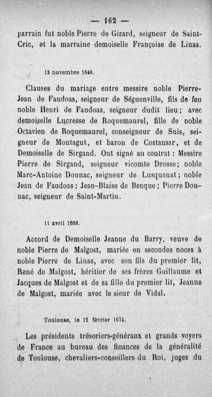 Fac-similé de la page 179 du recueil, où figure cet acte