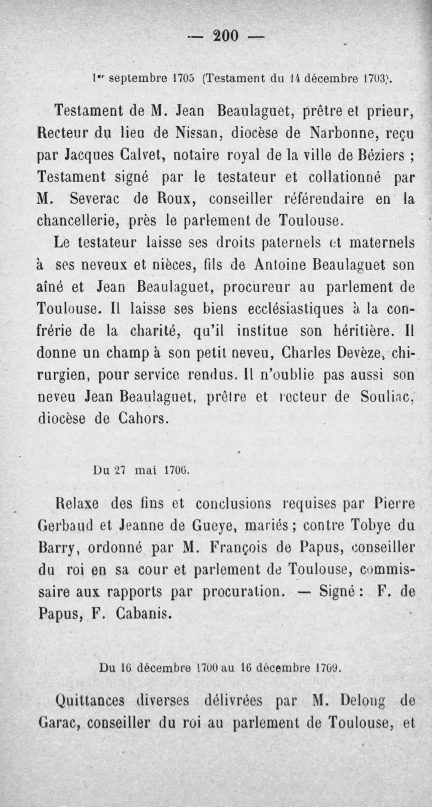Fac-similé de la page 217 du recueil, où figure cet acte