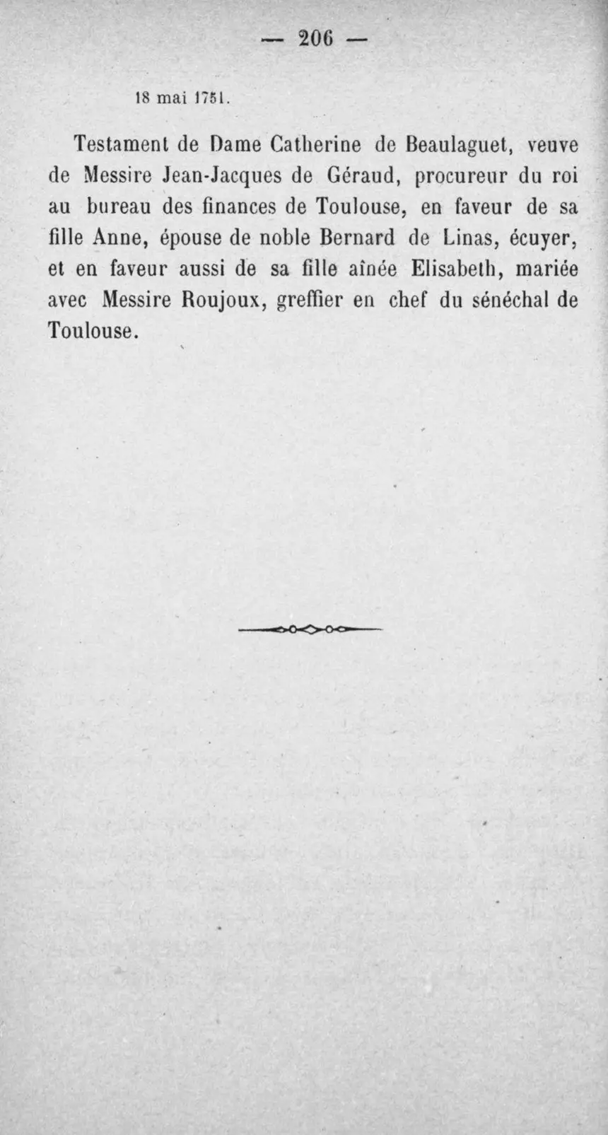 Fac-similé de la page 223 du recueil, où figure cet acte