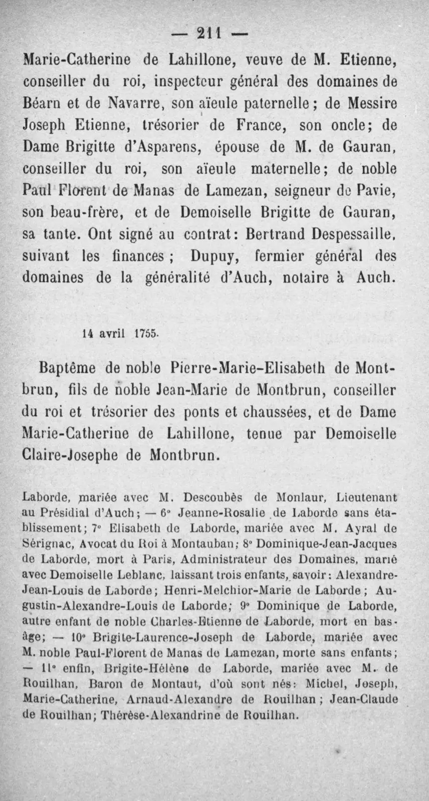 Fac-similé de la page 228 du recueil, où figure cet acte