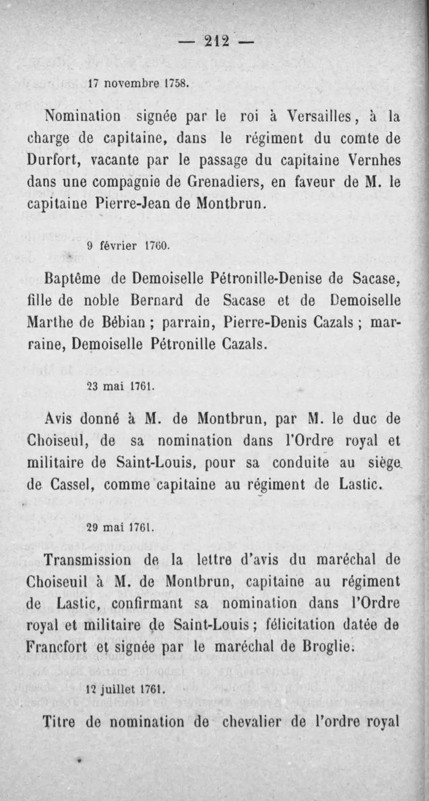 Fac-similé de la page 229 du recueil, où figure cet acte