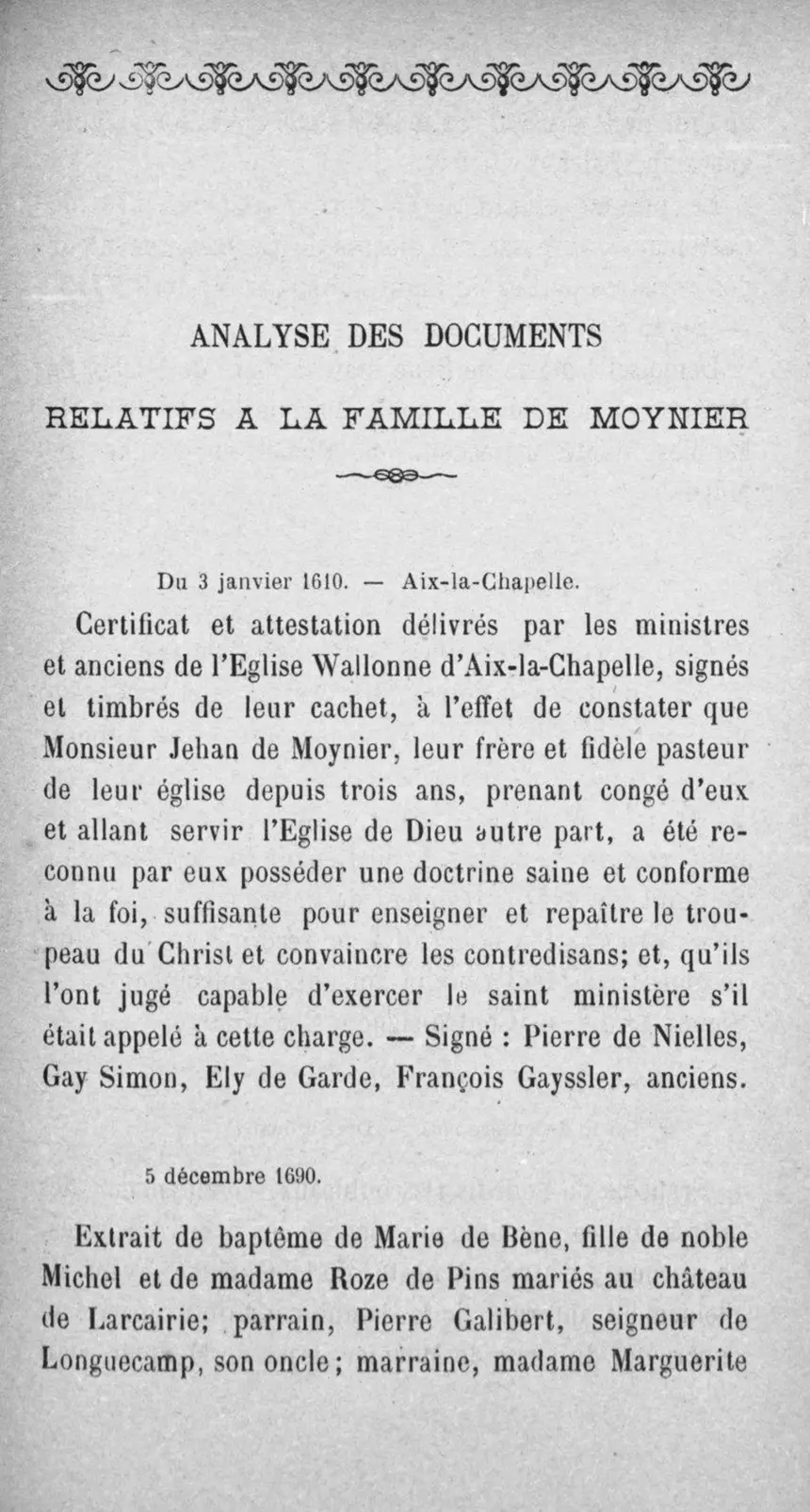 Fac-similé de la page 236 du recueil, où figure cet acte