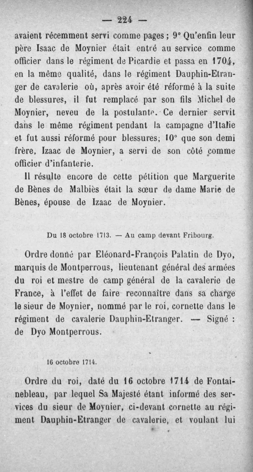Fac-similé de la page 241 du recueil, où figure cet acte