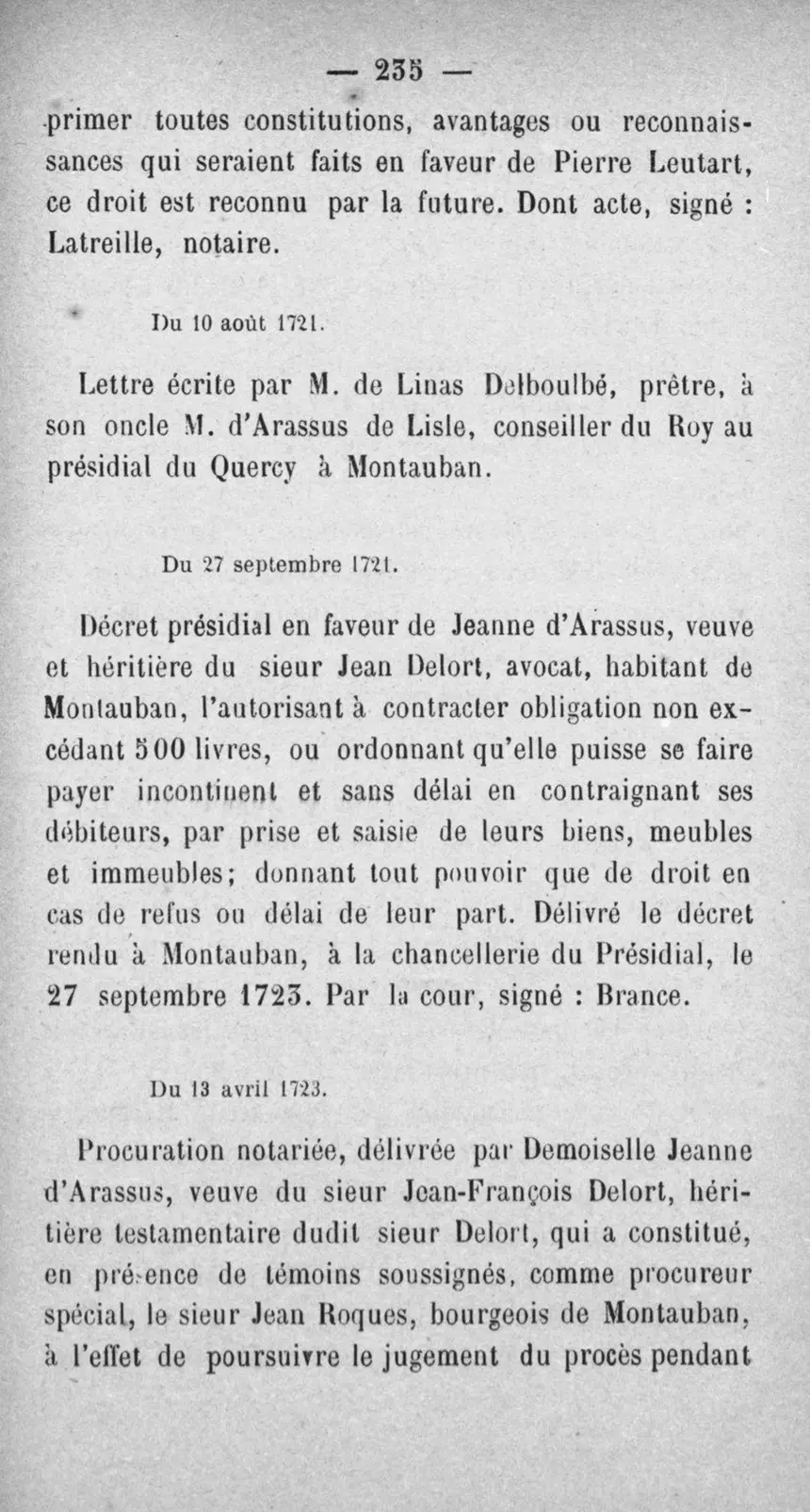 Suite de l’acte, vue 252