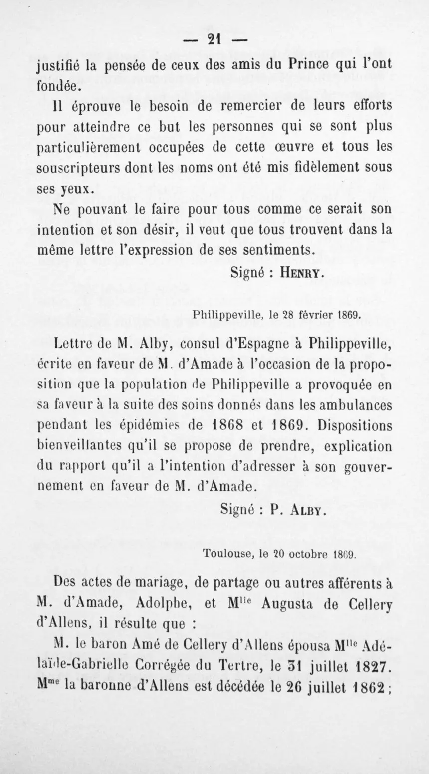 Fac-similé de la page 25 du recueil, où figure cet acte