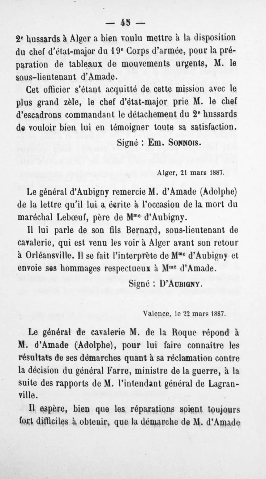 Fac-similé de la page 49 du recueil, où figure cet acte