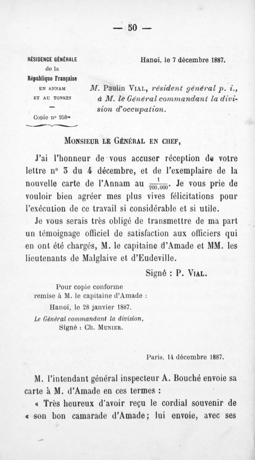 Fac-similé de la page 54 du recueil, où figure cet acte