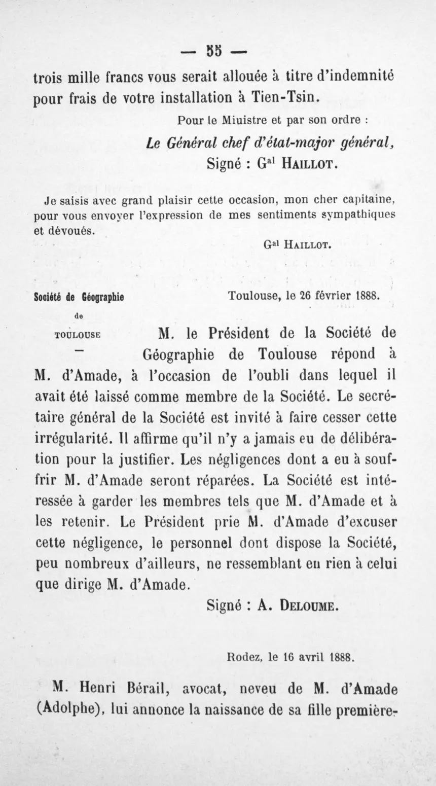 Fac-similé de la page 59 du recueil, où figure cet acte