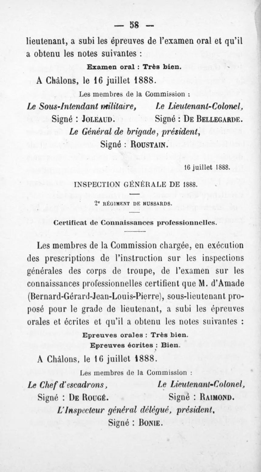 Fac-similé de la page 62 du recueil, où figure cet acte