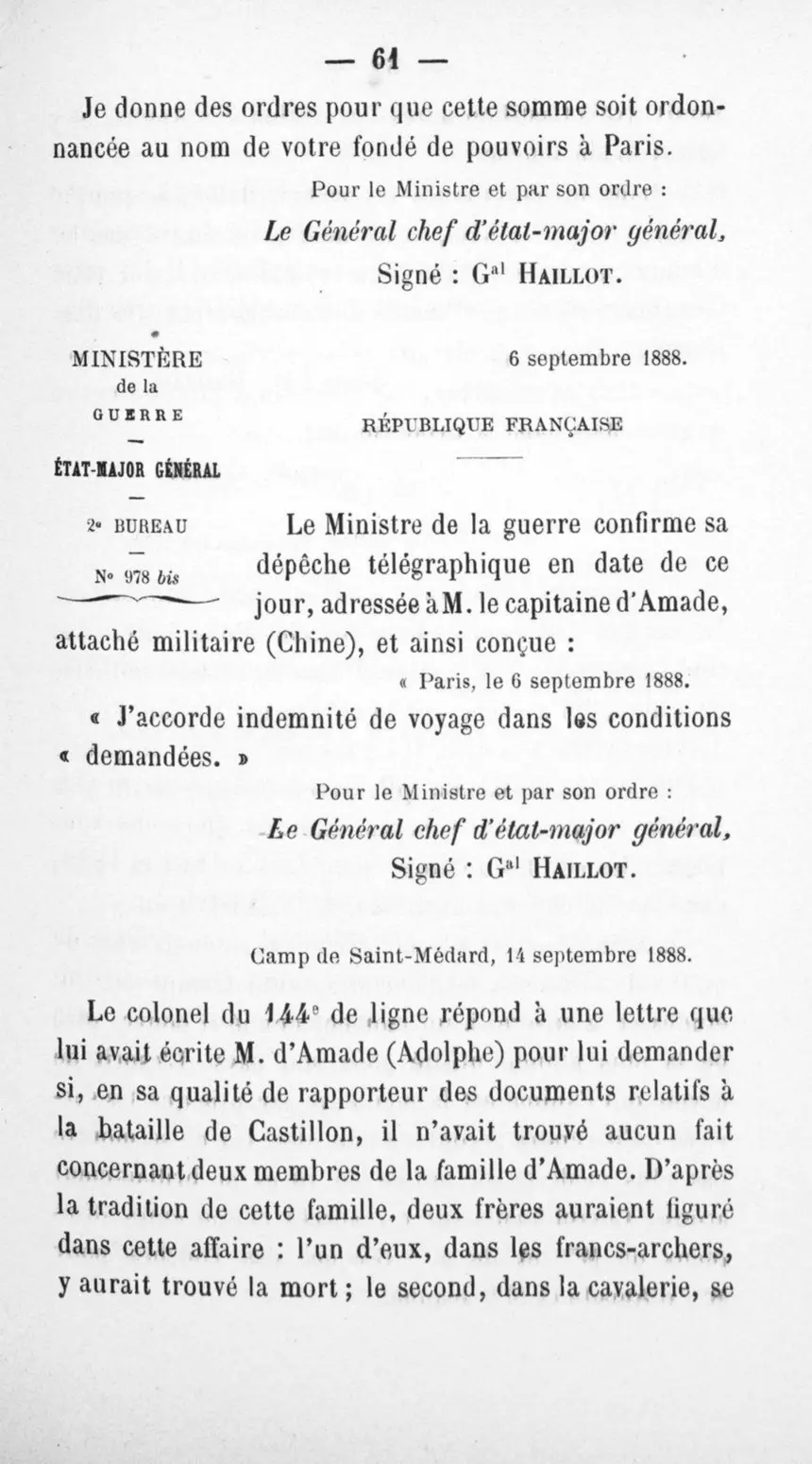 Fac-similé de la page 65 du recueil, où figure cet acte