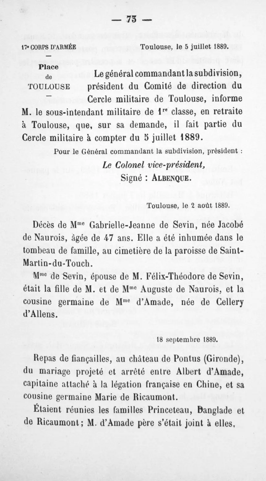 Fac-similé de la page 77 du recueil, où figure cet acte