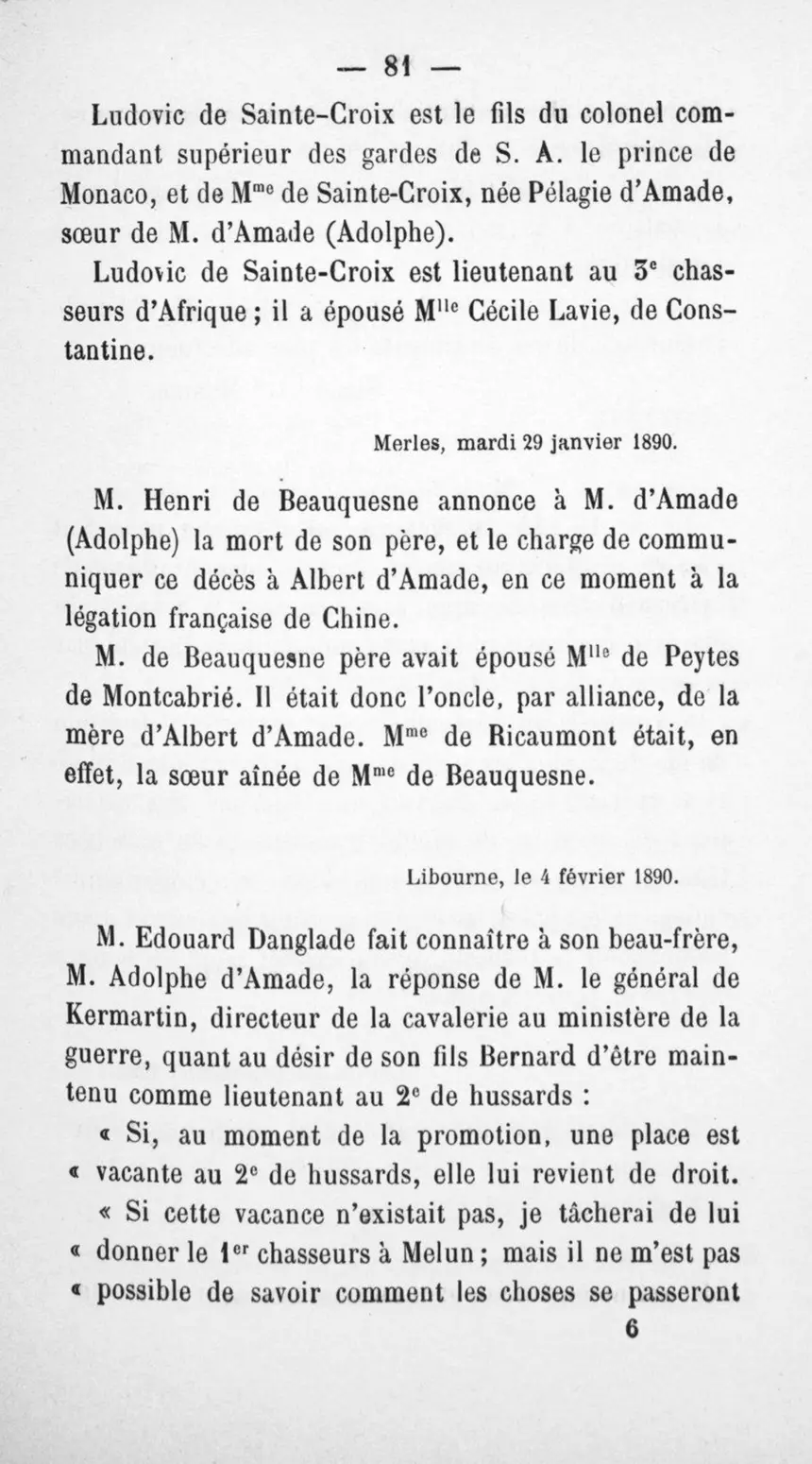 Fac-similé de la page 85 du recueil, où figure cet acte