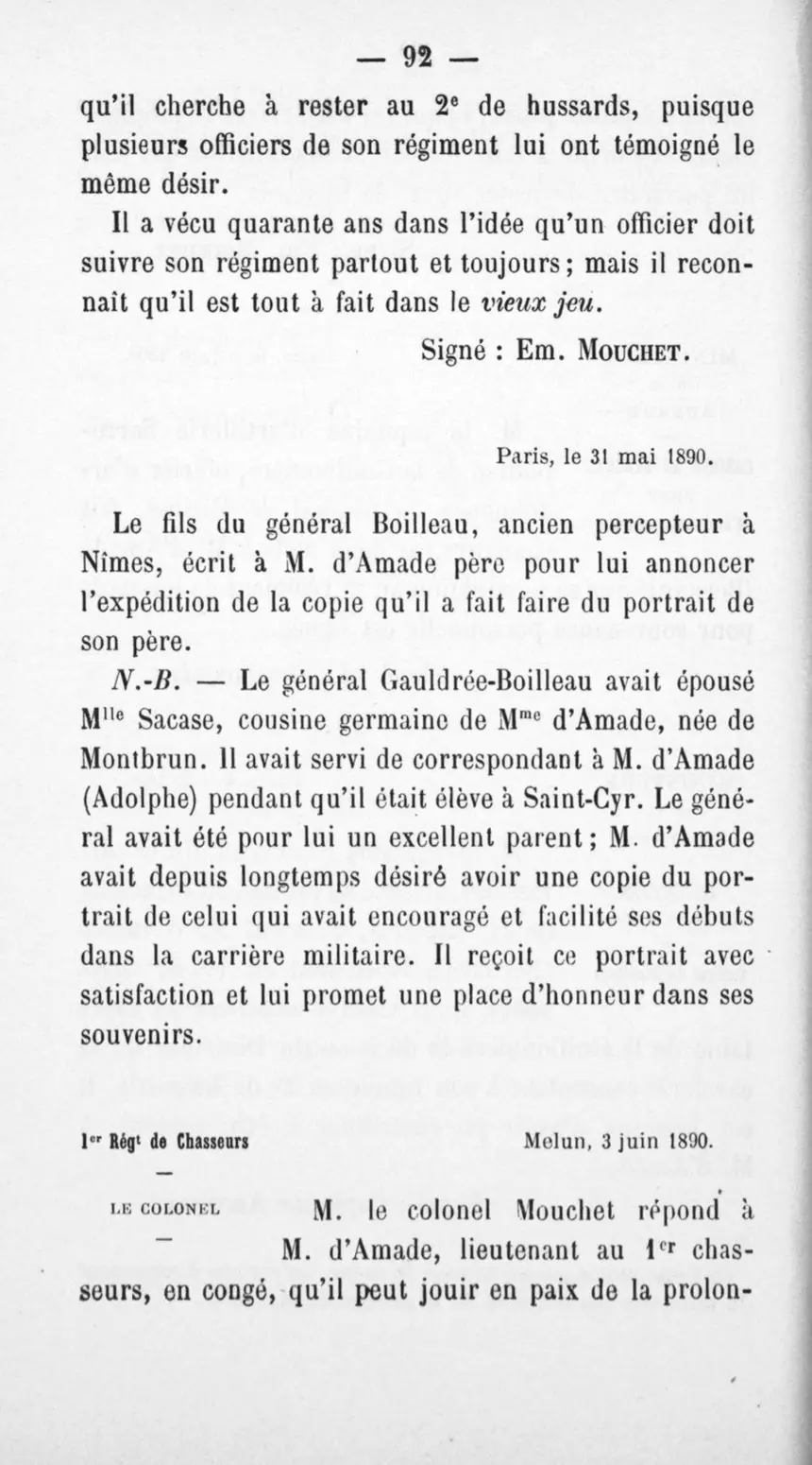 Fac-similé de la page 96 du recueil, où figure cet acte