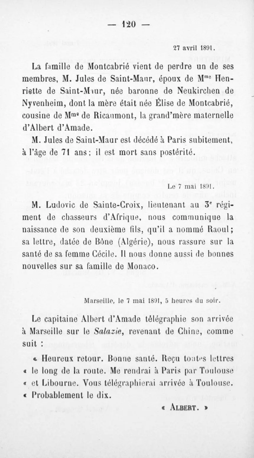 Fac-similé de la page 124 du recueil, où figure cet acte