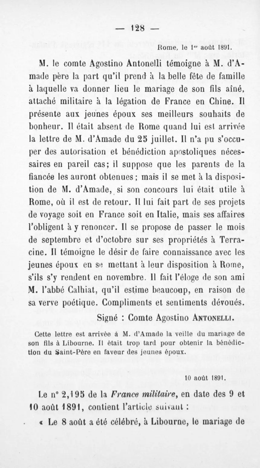 Fac-similé de la page 132 du recueil, où figure cet acte