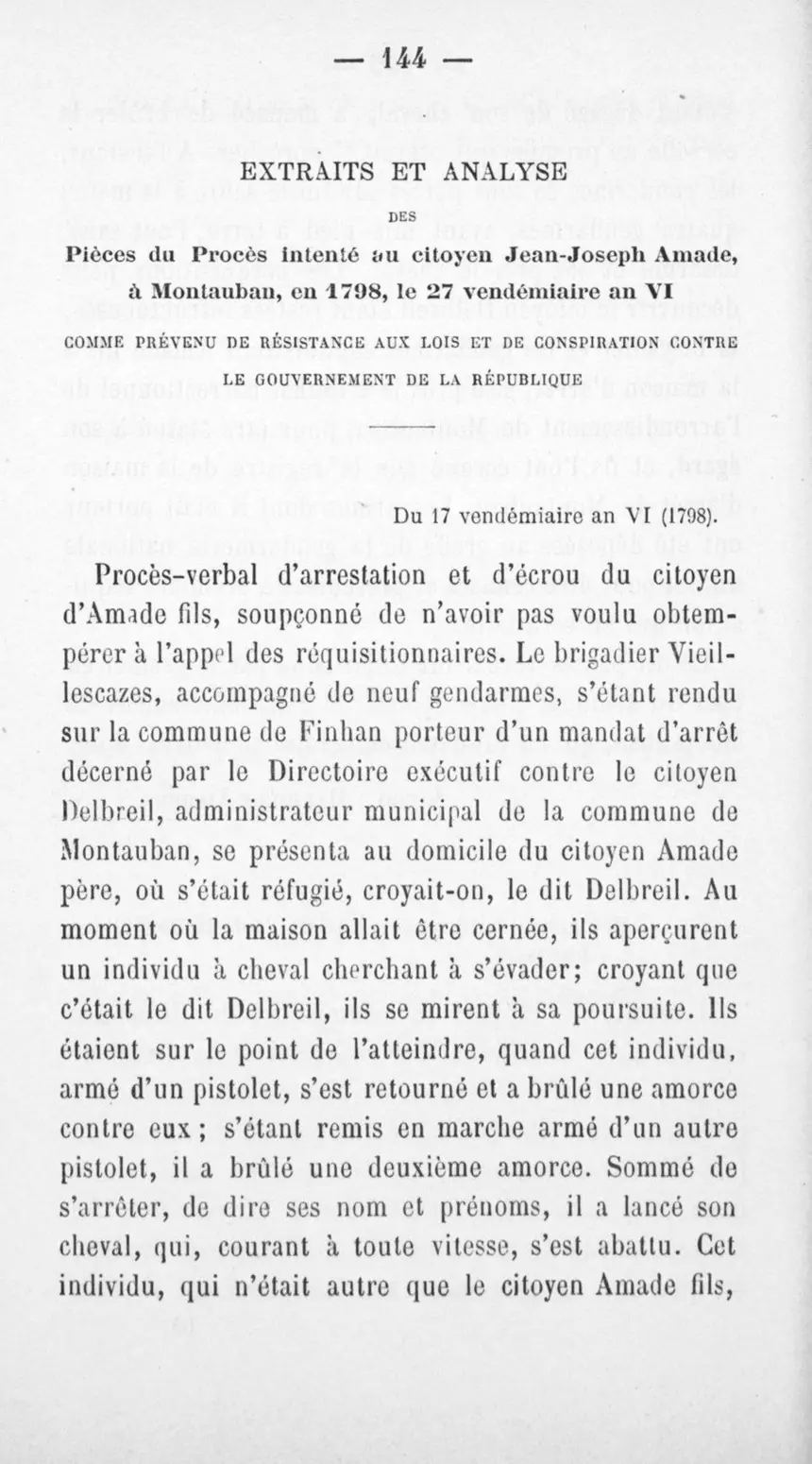 Fac-similé de la page 148 du recueil, où figure cet acte