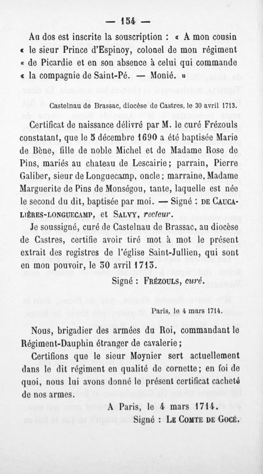Suite de l’acte, vue 158
