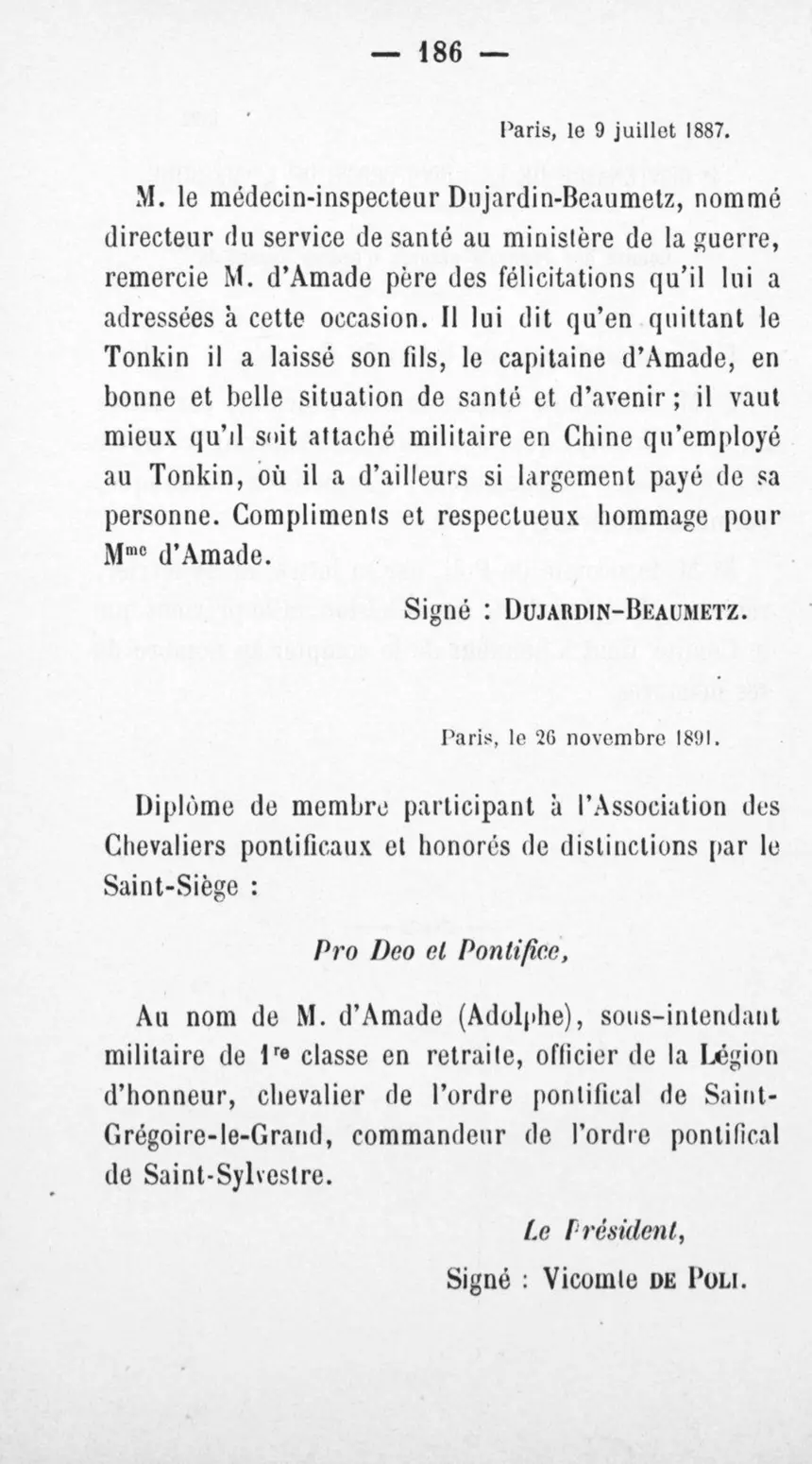 Fac-similé de la page 190 du recueil, où figure cet acte